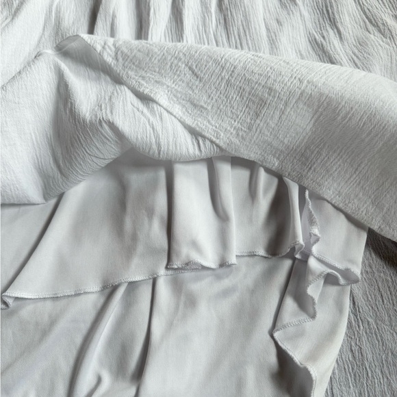 B Smart White Dress‎ Embroidery Lace Trim - Picture 7 of 12